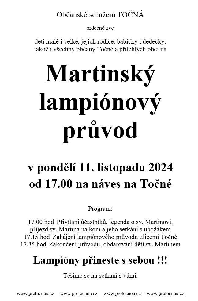 Martinský lampiónový průvod